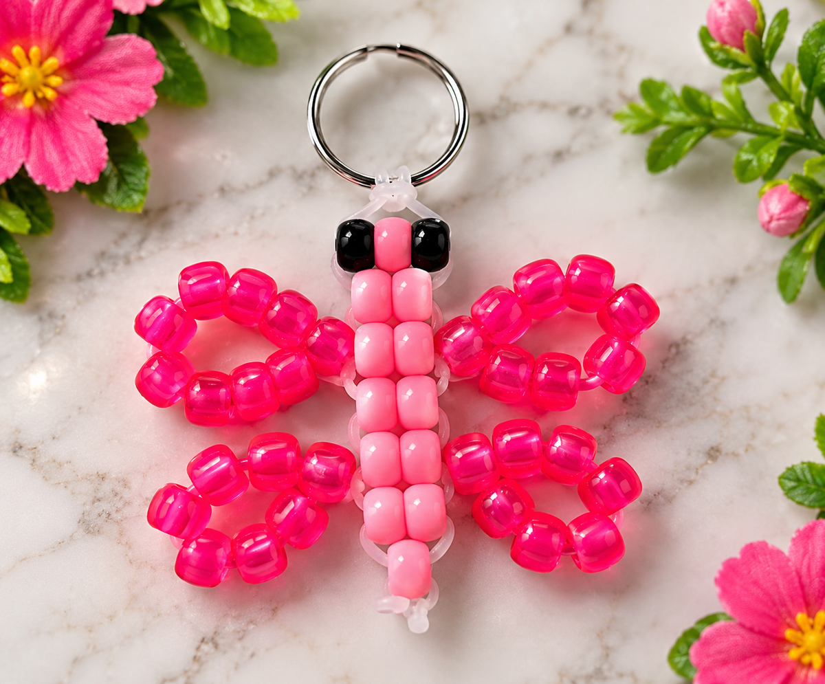 Handmade Pony Bead Keychain – Choose Your Keychain