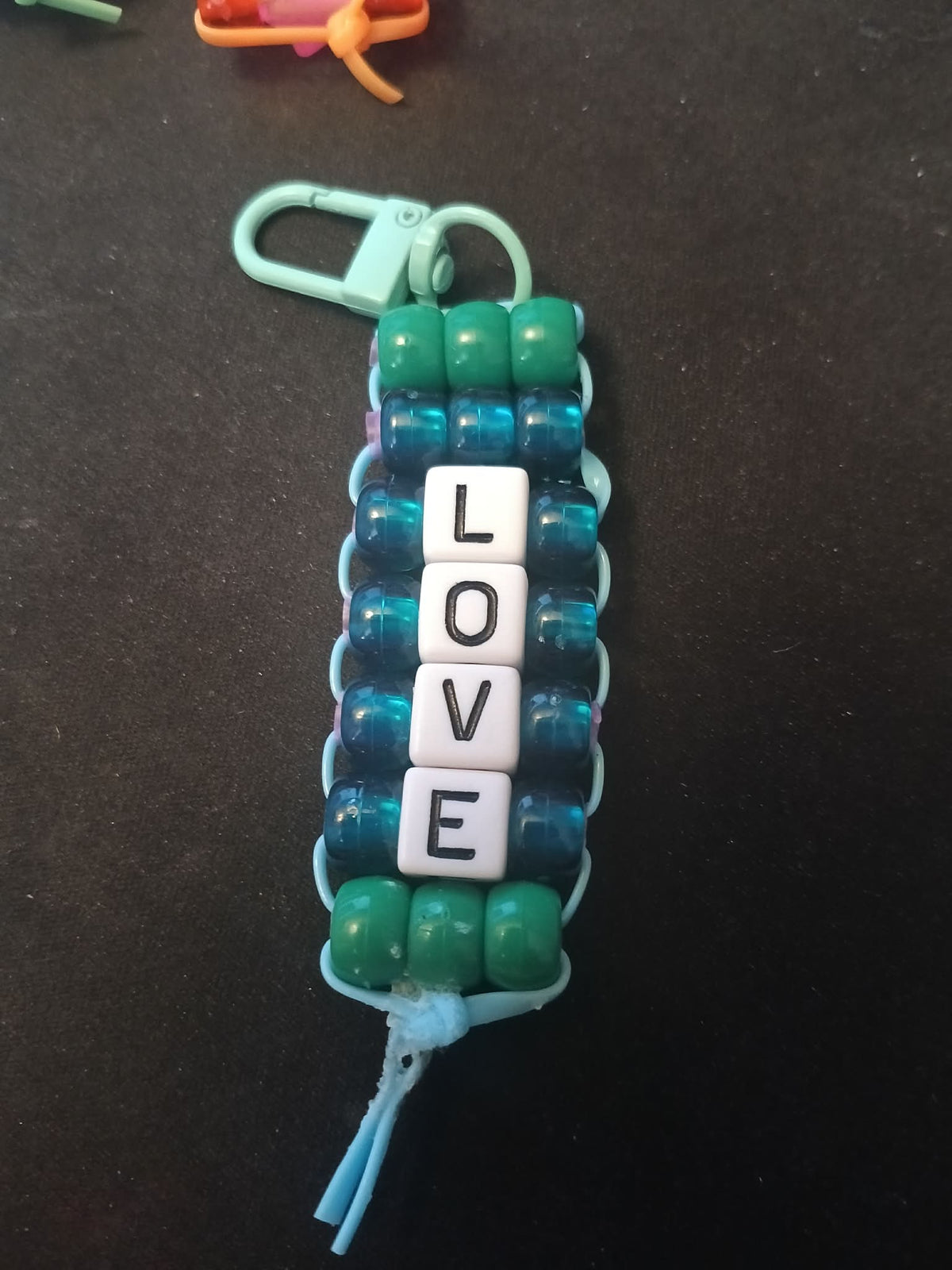 Handmade Pony Bead Keychain – Choose Your Keychain