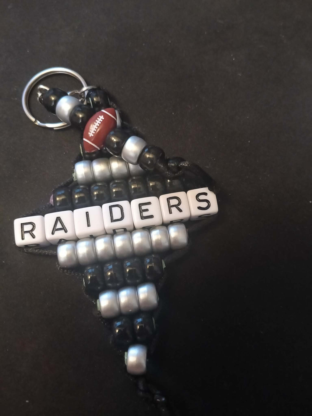 Handmade Sport Pony Bead Keychain – Custom Name or Team