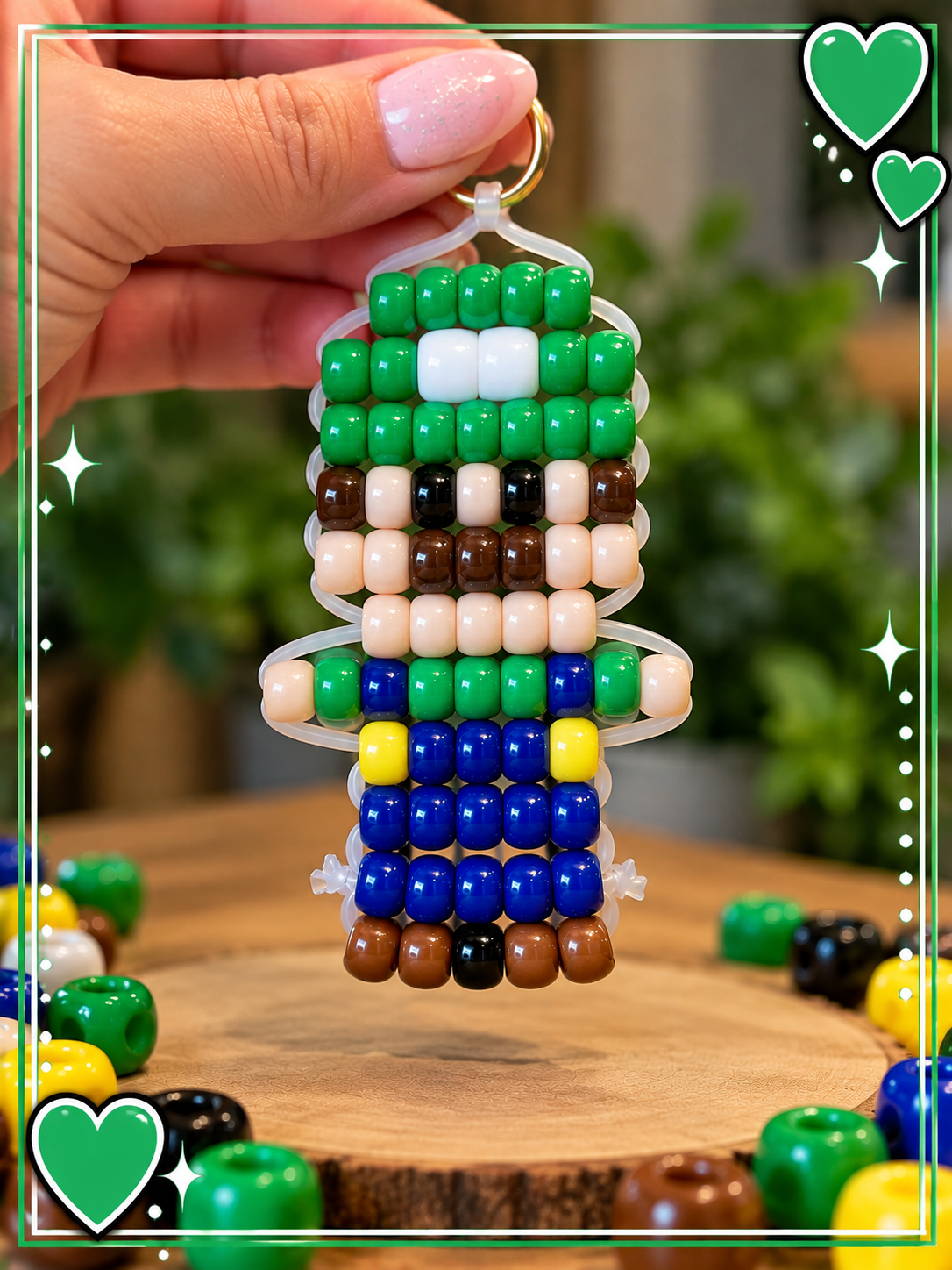 Handmade Pony Bead Keychain – Choose Your Keychain