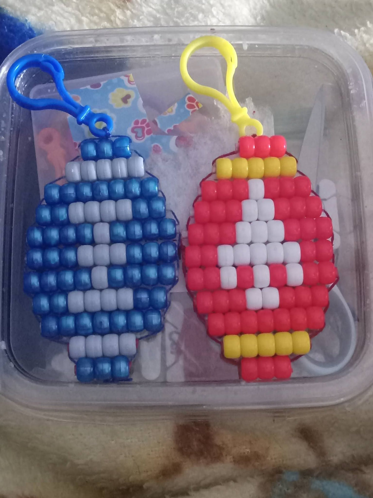 Handmade Pony Bead Keychain – Choose Your Keychain