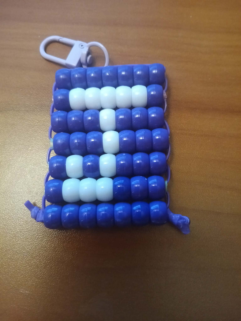 Handmade Letter Initials Keychain –