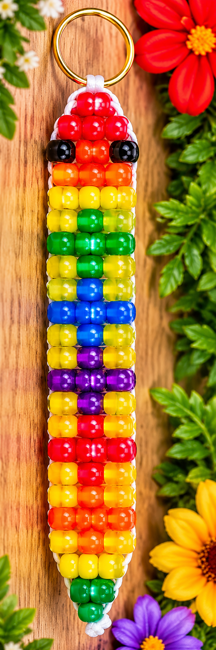 Handmade Pony Bead Keychain – Choose Your Keychain