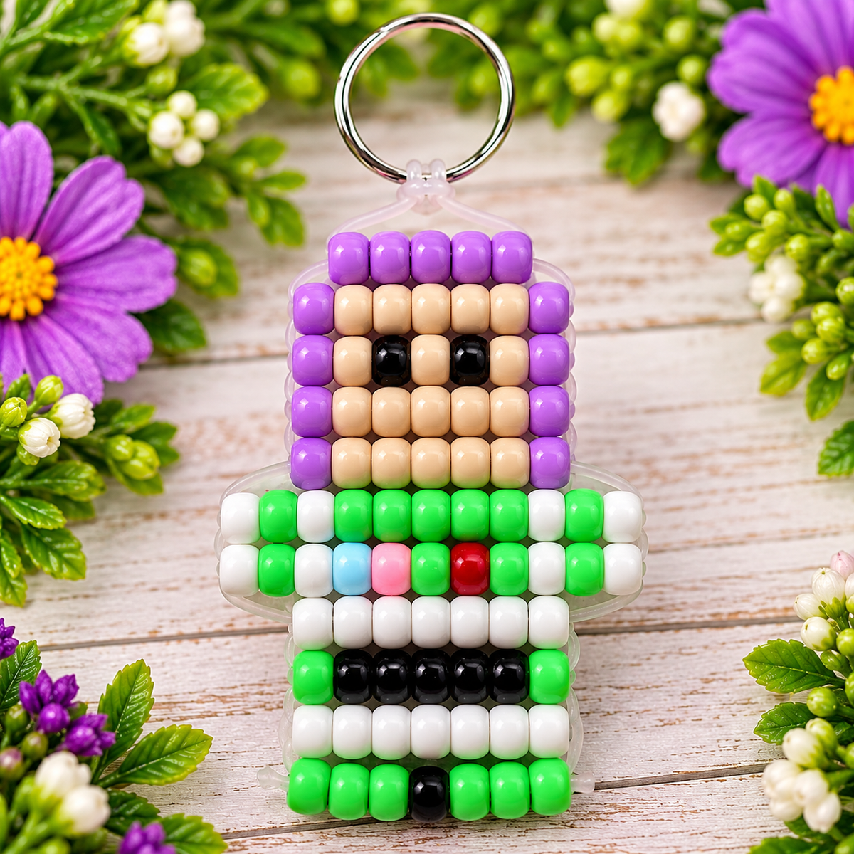 Handmade Pony Bead Keychain – Choose Your Keychain
