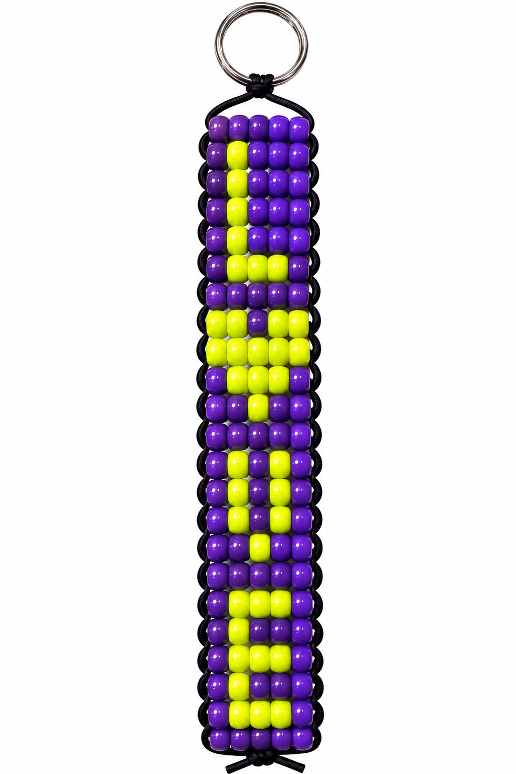 Custom Love Pony Bead Keychain