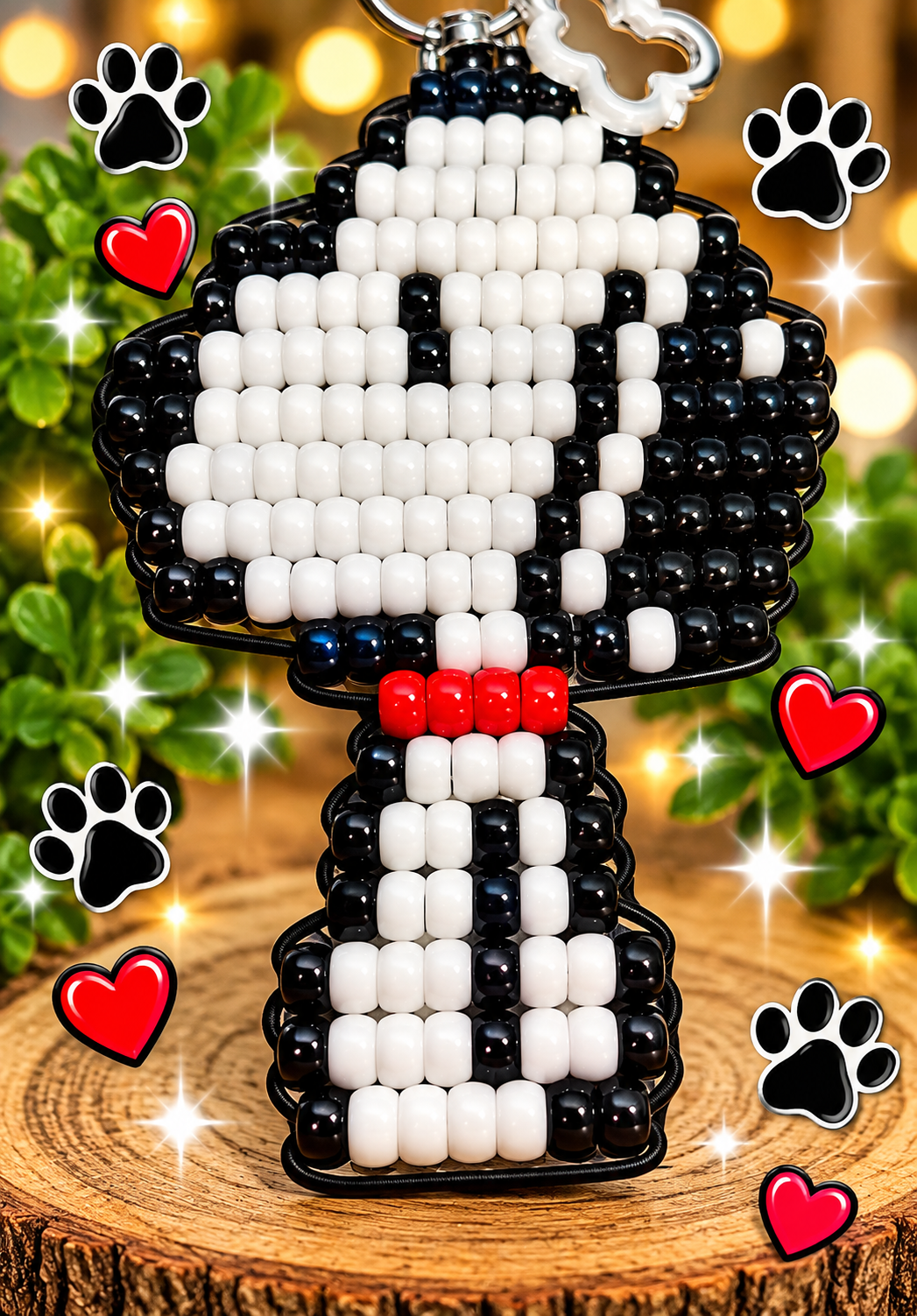 Handmade Pony Bead Keychain – Choose Your Keychain