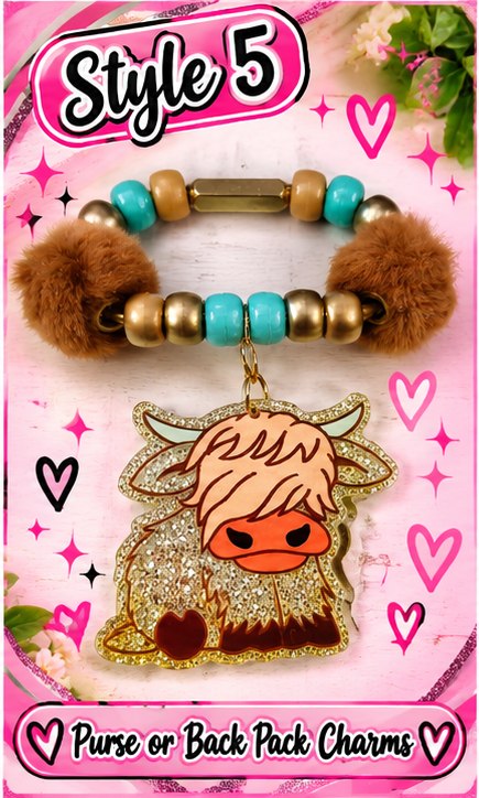 Handmade Purse or Back Pack Charms – Pick Your Style