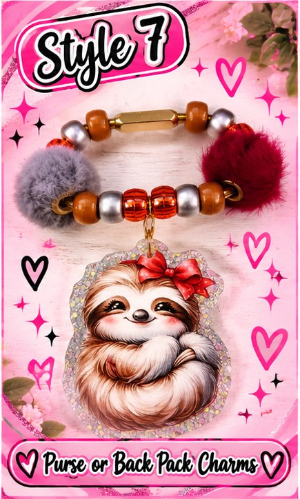 Handmade Purse or Back Pack Charms – Pick Your Style