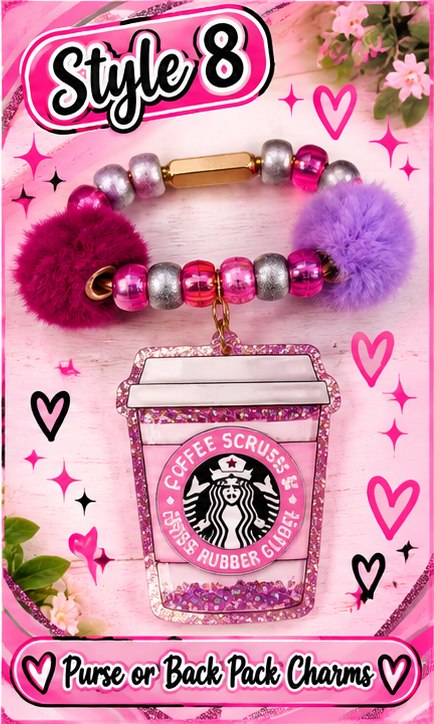 Handmade Purse or Back Pack Charms – Pick Your Style