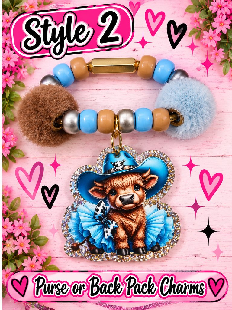 Handmade Purse or Back Pack Charms – Pick Your Style
